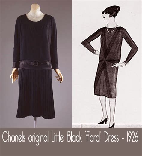 coco chanel little black dress pattern|the little black dress 1926.